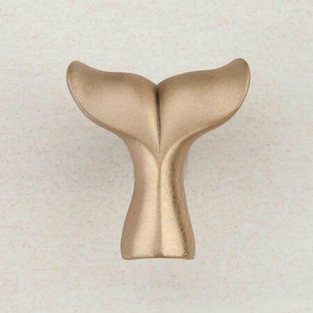 ACORN MFG Artisan Collection Whale Tail Knob, Museum Gold DP6GP
